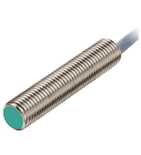 Pepperl&plus;Fuchs Inductive Proximity Stainless Steel Barrel Sensor; 8mm; Embeddable; 5-60VDC; NO; 2-Wire DC; 2m Potted Cable